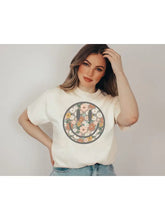 Load image into Gallery viewer, Floral Happy Face Tee