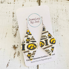 Load image into Gallery viewer, Iowa Hawkeyes Collage &quot;Lora&quot; Earrings