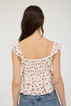 Load image into Gallery viewer, Off White Floral Crop Top