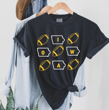 Load image into Gallery viewer, Iowa Football Graphic Tee