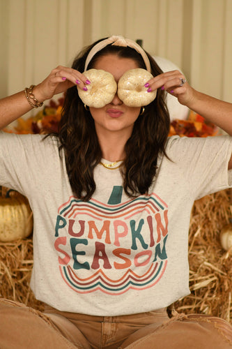 Pumpkin Season Retro Graphic Tee