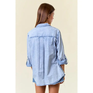 Chambray Button Down Shirt