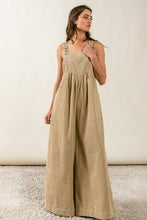 Load image into Gallery viewer, Washed Corduroy Wide Leg Overalls