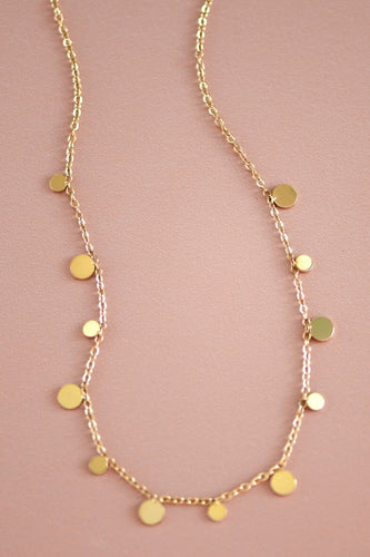 18k Gold Non-tarnish Stainless Steel Necklace