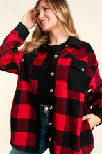 Load image into Gallery viewer, Red Buffalo Plaid Shacket