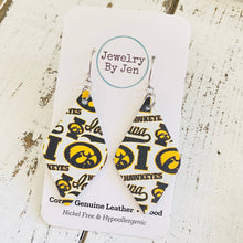 Load image into Gallery viewer, Iowa Hawkeyes Collage &quot;Lora&quot; Earrings