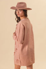 Load image into Gallery viewer, Pink Bow Cardigan