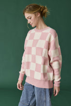 Load image into Gallery viewer, Oversized Checker Sweater