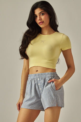 Plaid Boxer Shorts