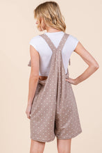 Load image into Gallery viewer, Mocha Polka Dot Romper