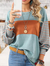 Load image into Gallery viewer, Green Striped Long Sleeve Shirt