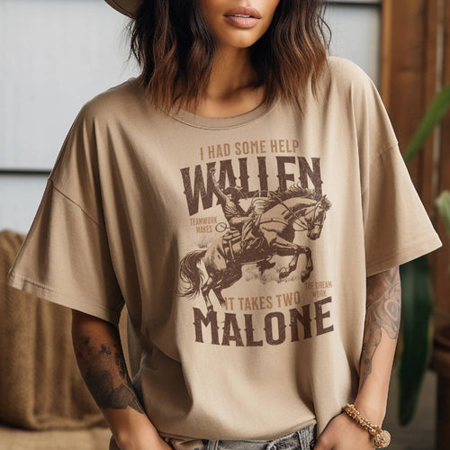 Wallen Malone Country Music Tees