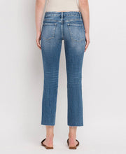 Load image into Gallery viewer, Vervet Mid Rise Crop Straight Jeans