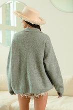 Load image into Gallery viewer, Grey Front Pocket Sweater