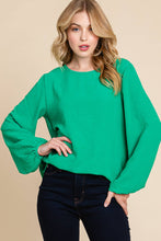 Load image into Gallery viewer, Kelly Green Bell Sleeve Tunic