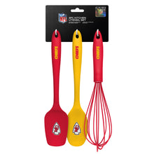 Load image into Gallery viewer, NFL Kansas City Chiefs 3pc Kitchen Utensil Set