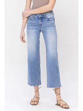 Load image into Gallery viewer, Vervet Mid Rise Cropped Straight Jeans