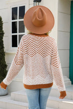 Load image into Gallery viewer, Camel Striped Sweater