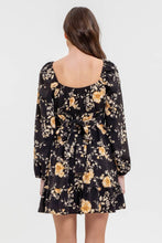 Load image into Gallery viewer, Floral Long Sleeve Mini Dress