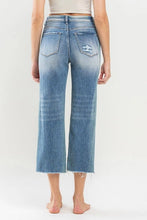 Load image into Gallery viewer, Vervet Super High Rise Raw Hem Wide Leg Jeans