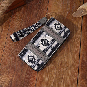 Gray Bohemian Wallet Bag