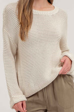 Load image into Gallery viewer, Oatmeal Cuff Pullover Sweater