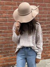 Load image into Gallery viewer, Camel Striped Sweater