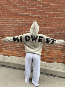 Mineral Wash Embroidered Midwest Hoodie