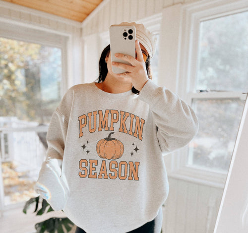 College Pumpkin Season Sweatshirt