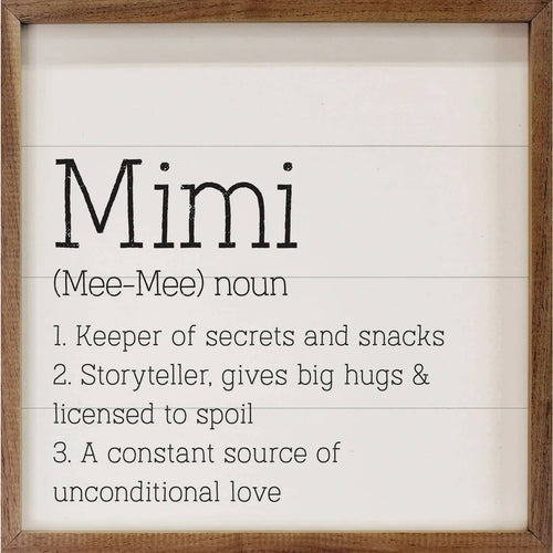 Mimi Definition White: 4 x 4 x 1