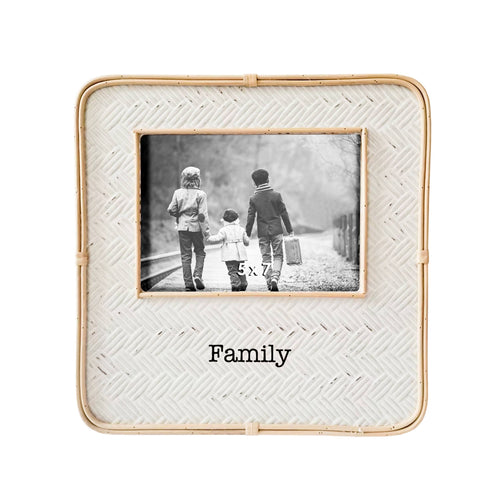 Brown Family Rounded Edge Photo Frame