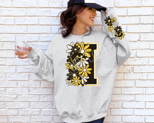 Iowa Floral Sweatshirt