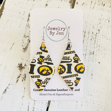 Load image into Gallery viewer, Iowa Hawkeyes Collage &quot;Lora&quot; Earrings