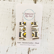 Load image into Gallery viewer, Iowa Hawkeyes Collage &quot;Jodi&quot; Earrings