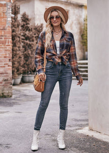 Coffee Plaid Flannel