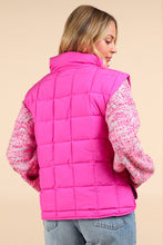 Load image into Gallery viewer, Fuchsia Puffer Vest