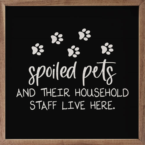 Spoiled Pets Staff Paws: 4 x 4 x 1