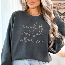 Load image into Gallery viewer, Iced Coffee Graphic Sweatshirt