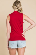 Load image into Gallery viewer, Ivory Mock Neck Tank