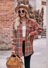 Load image into Gallery viewer, Coffee Plaid Flannel