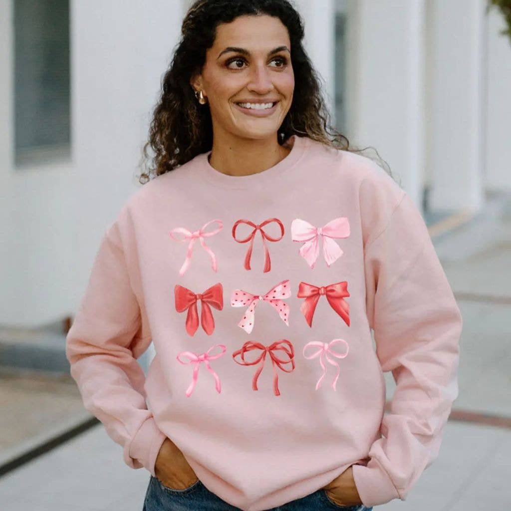 Pink Bows Sweatshirt