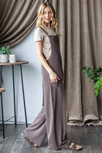 Load image into Gallery viewer, Brown Ribbed Jumpsuit