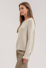 Load image into Gallery viewer, Oatmeal Cuff Pullover Sweater