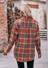 Load image into Gallery viewer, Coffee Plaid Flannel