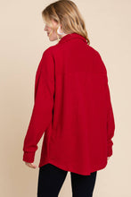 Load image into Gallery viewer, Red Front Pocket Shacket