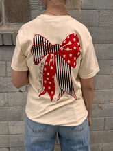 Load image into Gallery viewer, Big Red Bow Graphic Tee