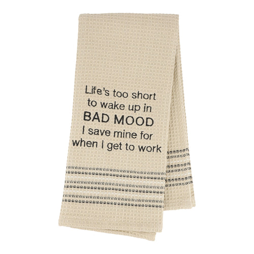 Bad Mood Dishtowel