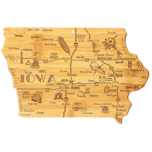 Destination Iowa Cutting Board