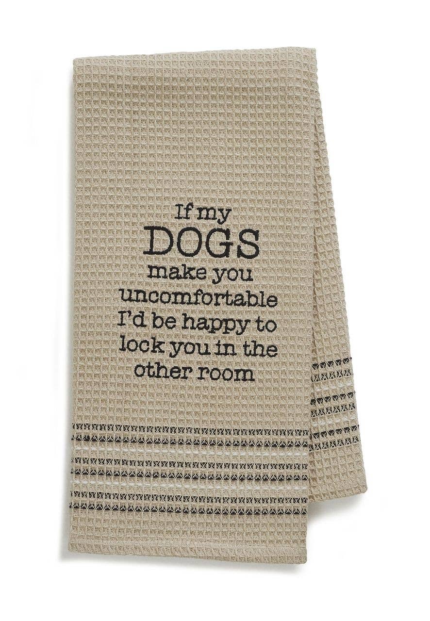 Happy Dog Dishtowel