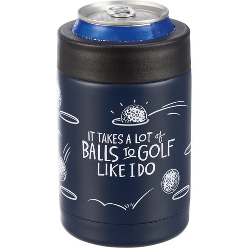 A Lot Of Balls To Golf Can Cooler
